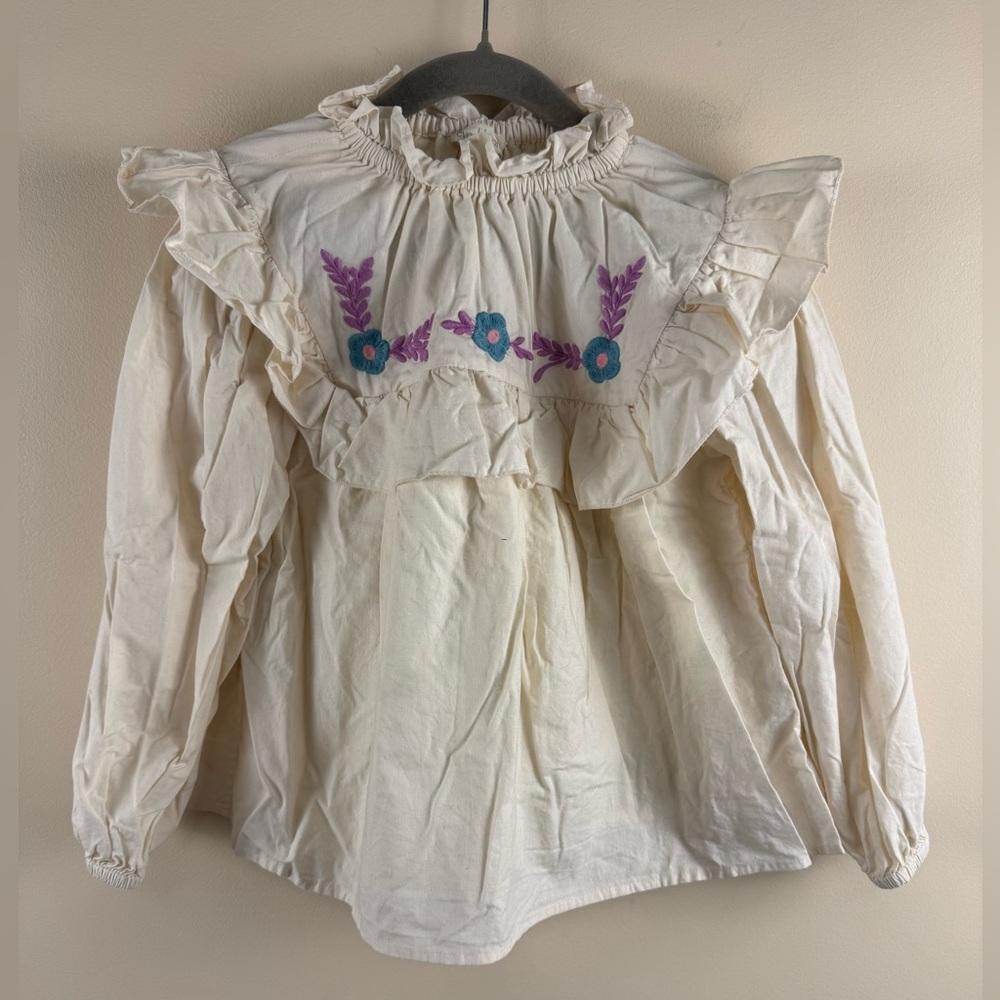 Everbloom Bekka Blouse in cream/natural